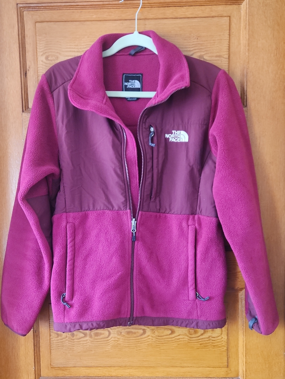 The North Face Two-Tone Magenta Fleece Jacket